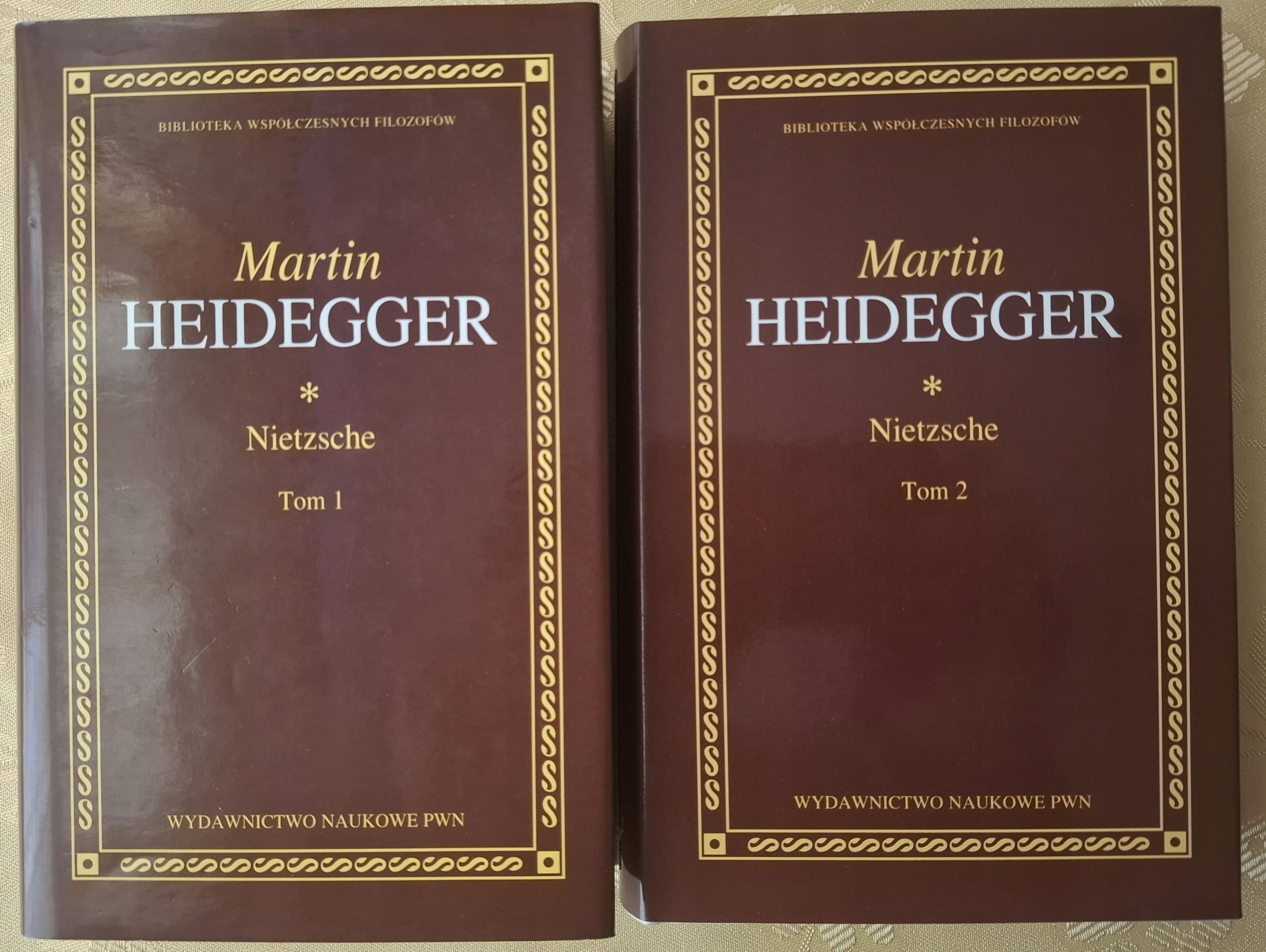 Martin Heidegger Nietzsche tom 1 - 2 KOMPLET nieczytane