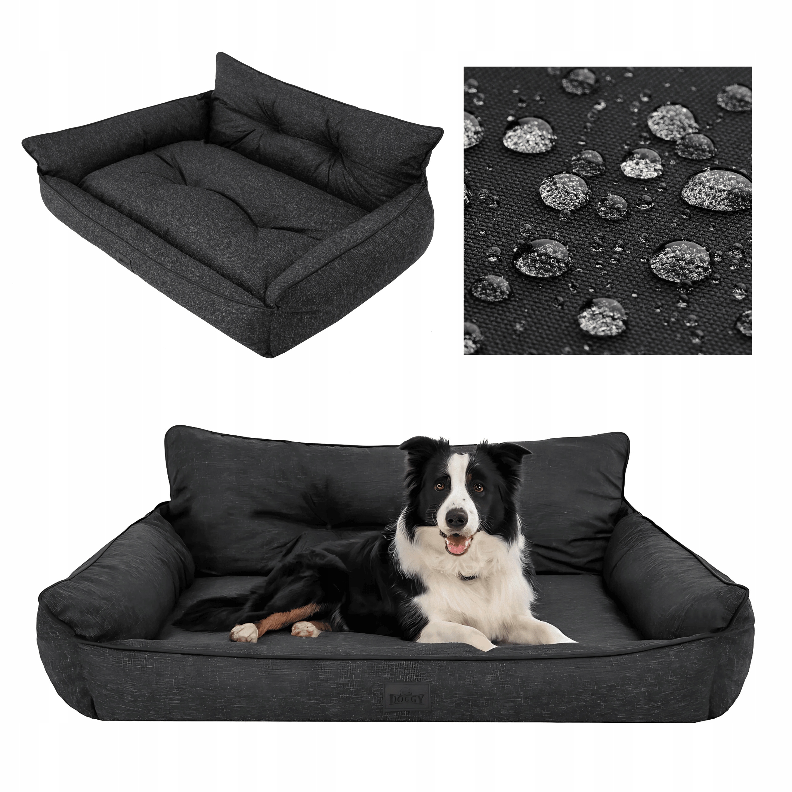 Pelíšek pro psy nepromokavý polštář kotec pro psy XXL 106x80cm