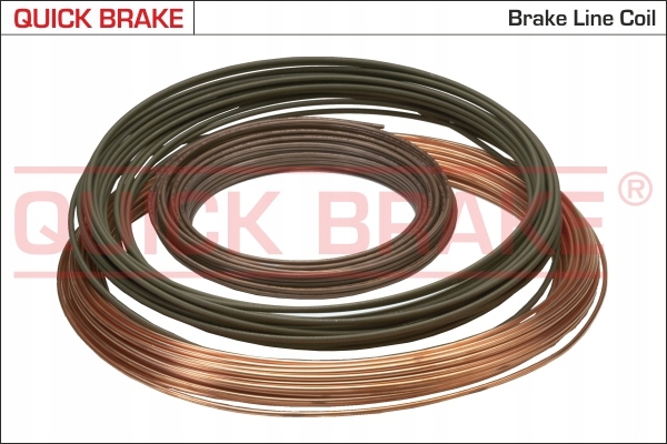 Quick Brake Brzdová Hadica Dĺžka 7,62 M Medená Bez Koncoviek 7,94 MM