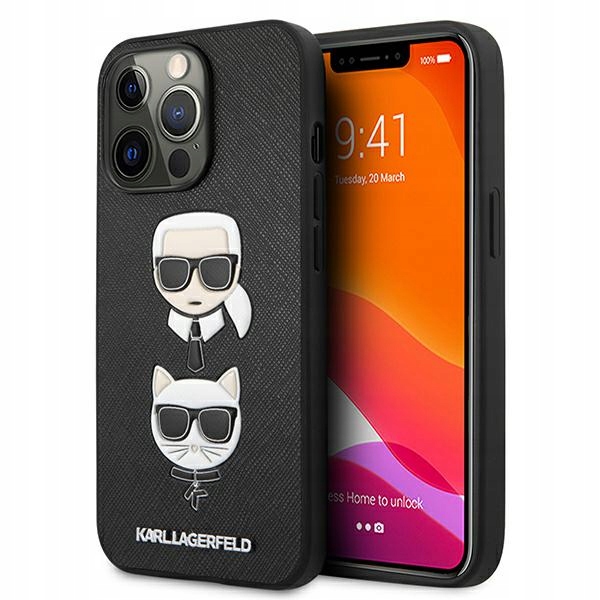 Karl Lagerfeld KLHCP13XSAKICKCBK iPhone 13 Pro Max 6,7" černý/black hardca