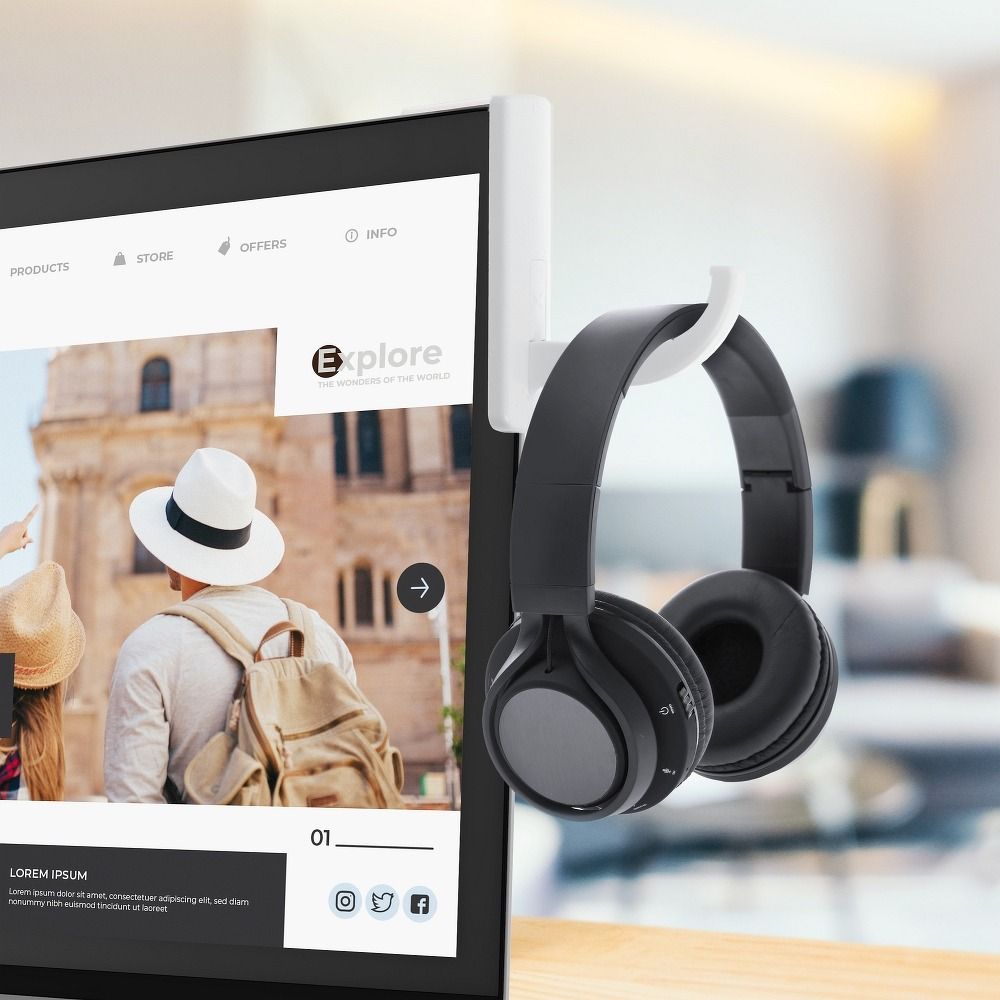 Uchwyt do biurka na słuchawki / torbę / parasol Model 5903396088025