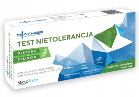 

Test Nietolerancja gluten+celiakia Diather 1 szt.