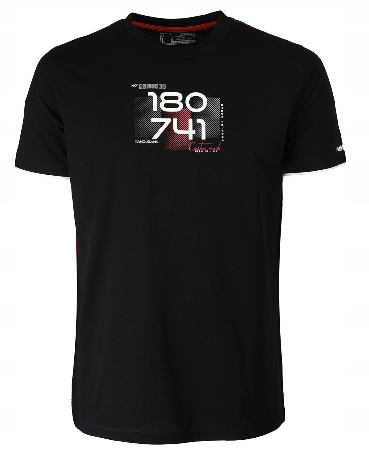 

T-shirt męski koszulka gruba bawełniana Bronco