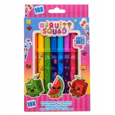 

Pachnące pisaki 10 szt. Fruitysquad