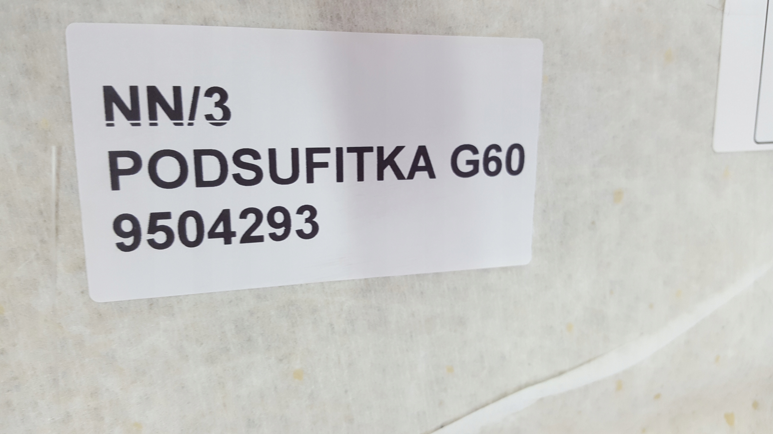 BMW G60 NOWE 5 PODSUFITKA CZARNA ANTRACYT M PAKIET 9504293 Producent części BMW OE