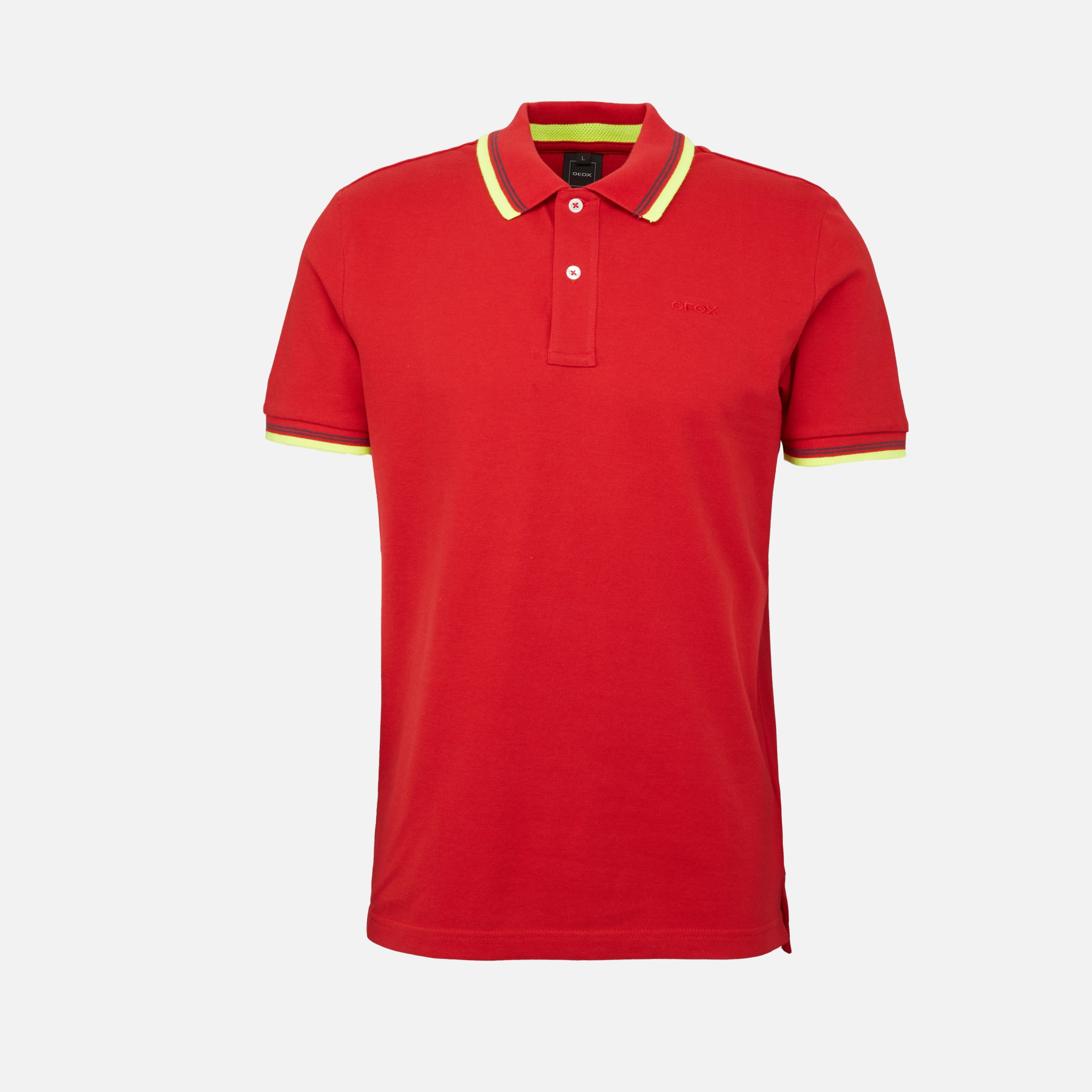 Geox Červené pánské polotričko Geox Polo