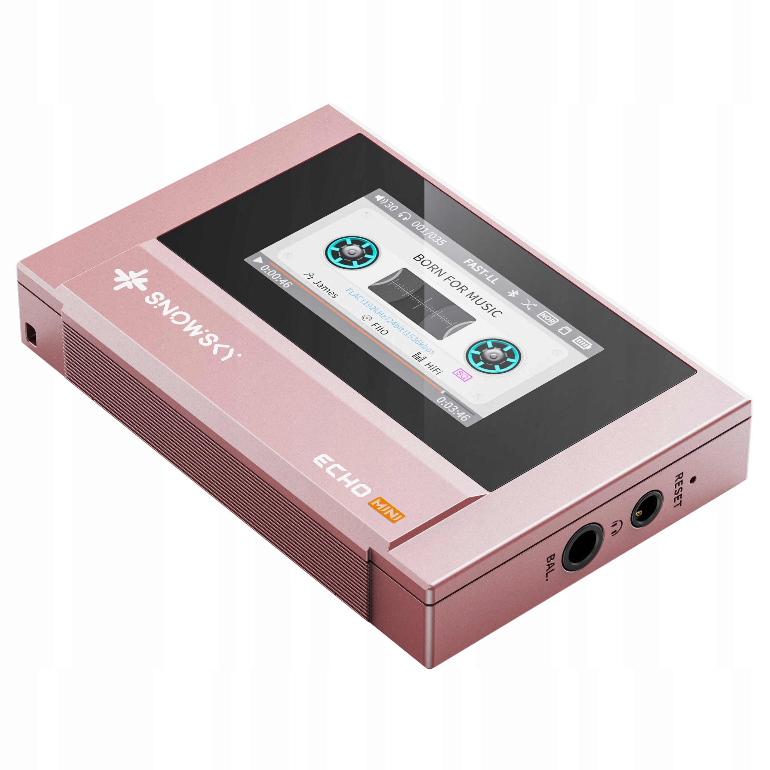 Fiio Echo Mini Snowsky Przenośny Odtwarzacz Muzyczny Dap Z Bluetooth 5.3