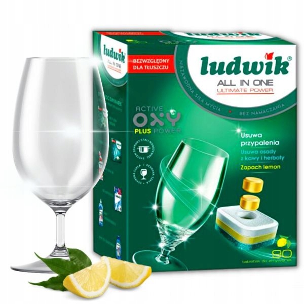 

Tabletki do zmywarek Ludwik All In One Lemon 90szt