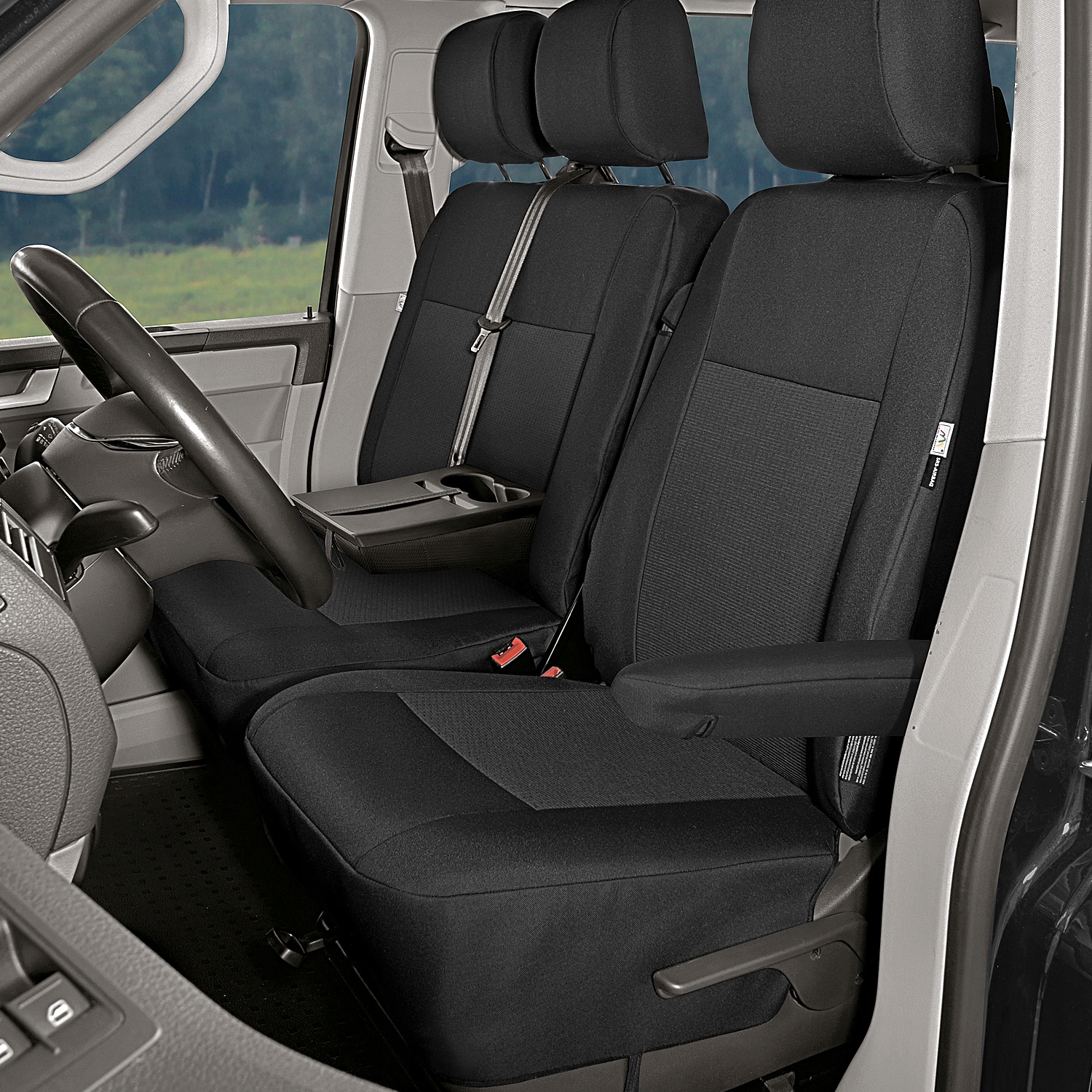 

Pokrowce miarowe 1+2 Volkswagen T6 od 2015 r-