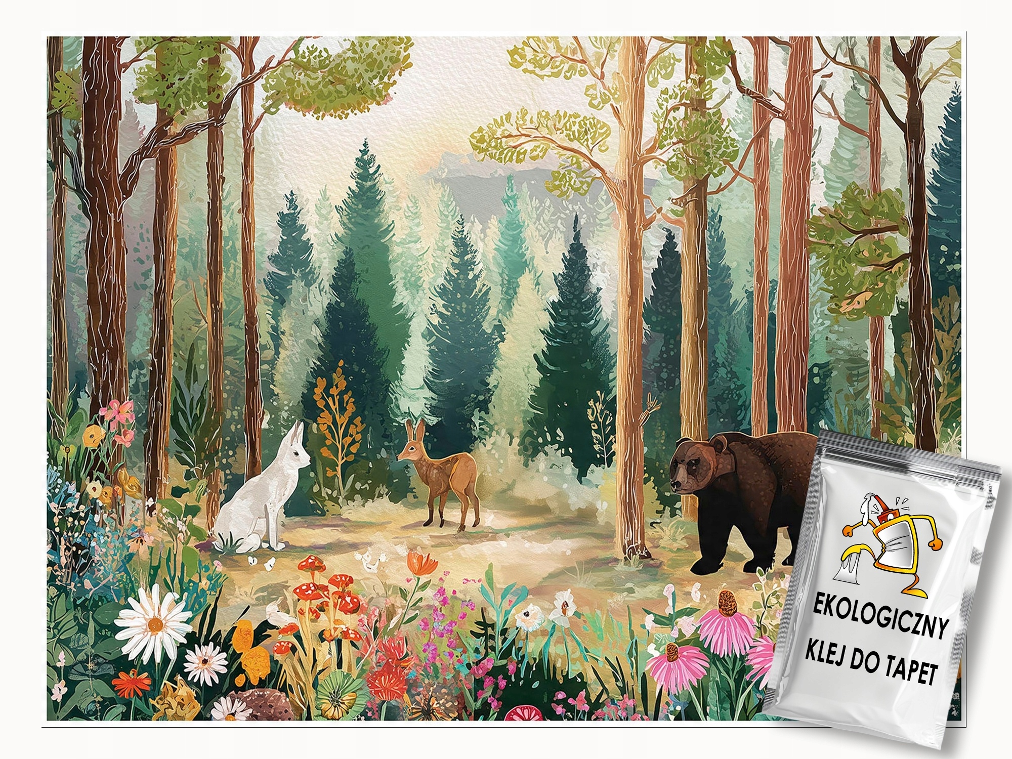 Fototapeta Pro Děti Les Stromy Tapeta Do Dětského Pokoje 200x140