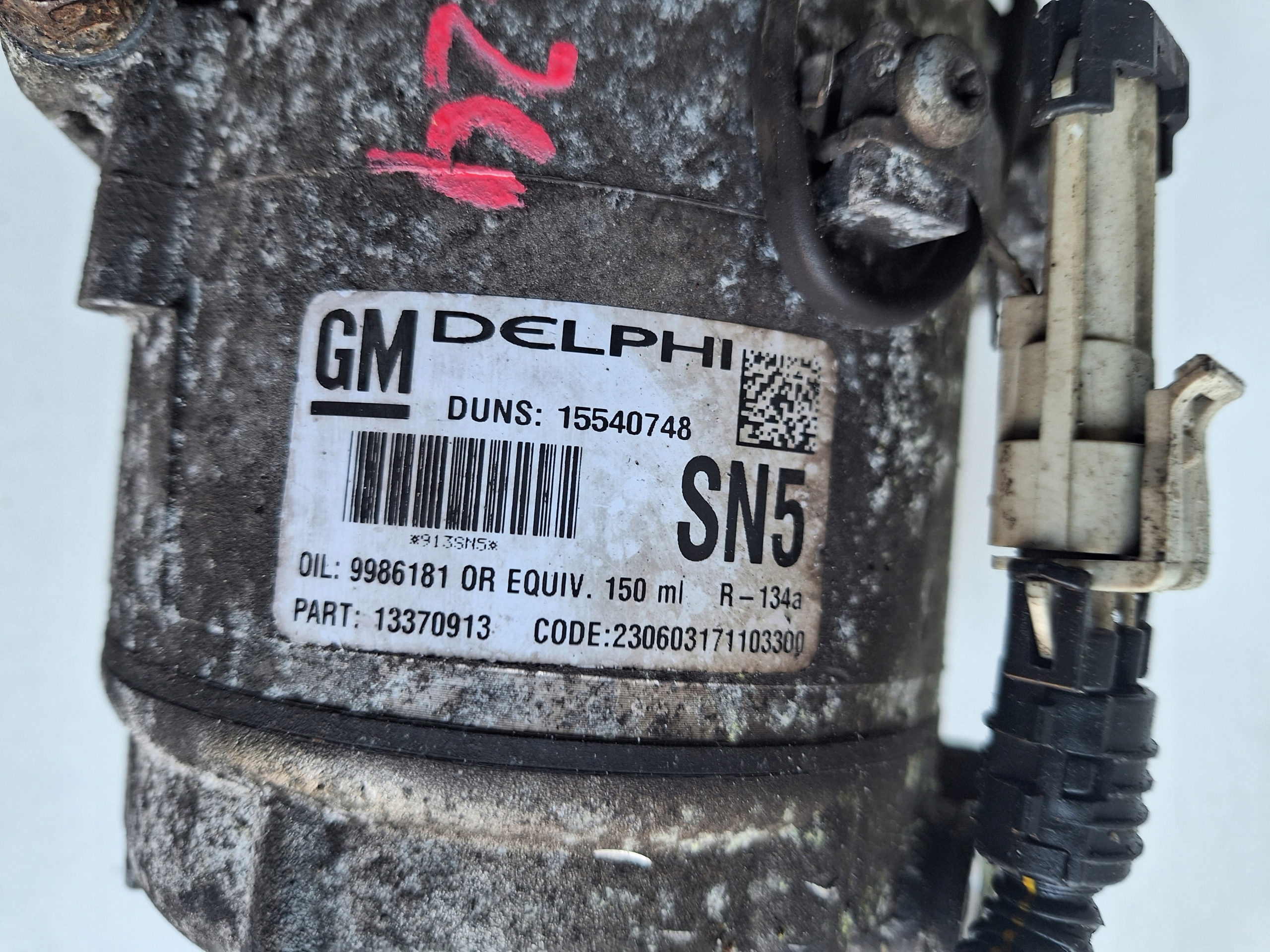 OPEL compressor AC 13370913