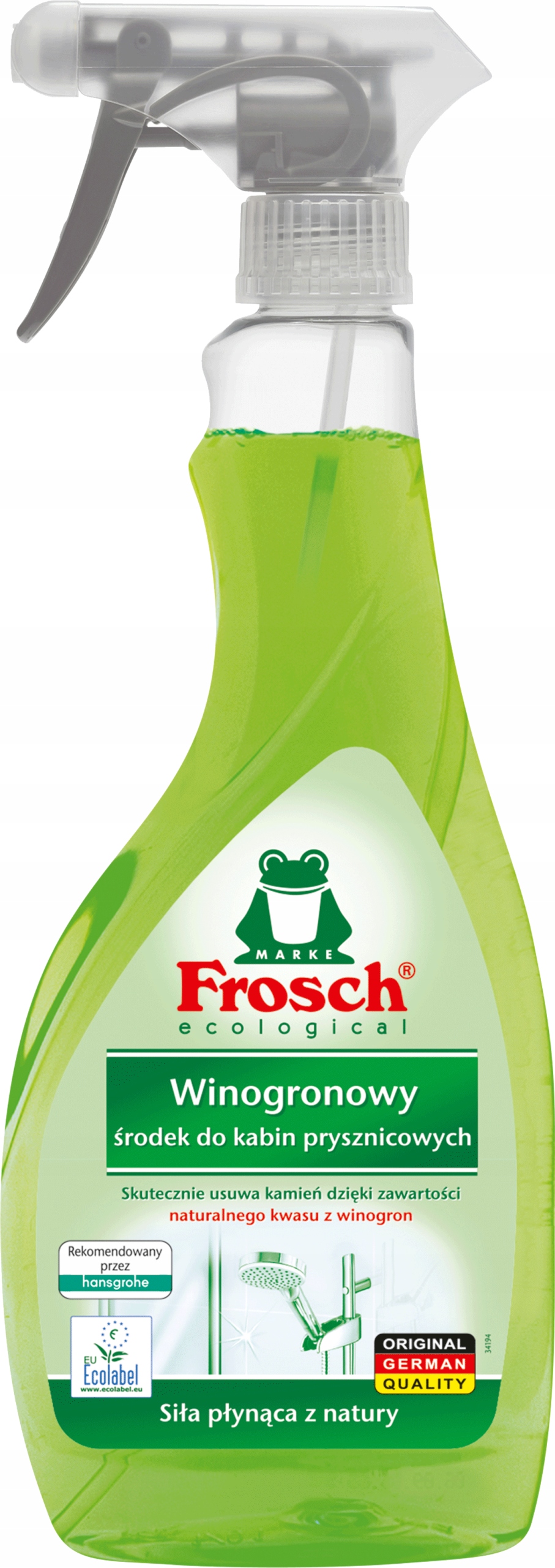 

Frosch Ekologiczny płyn do kabin prysznicowych 500