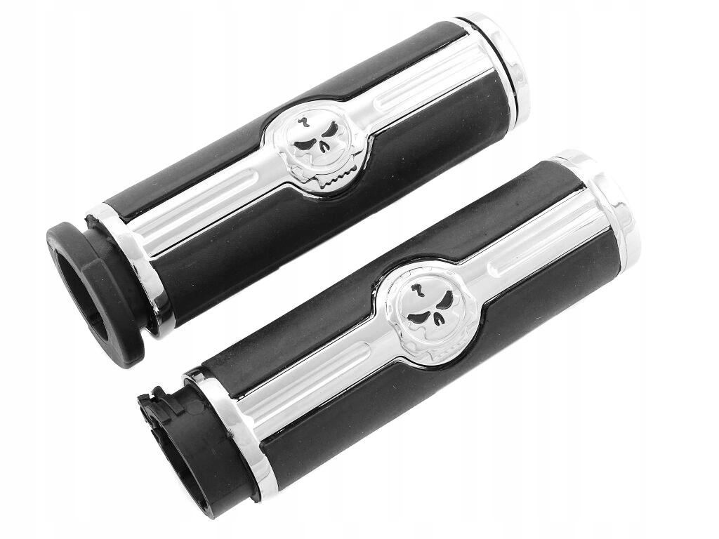 MANETKI MOTOCYKLOWE CALOWE CAL 25,4MM HARLEY HD CHOPPER DRAG CZASZKA