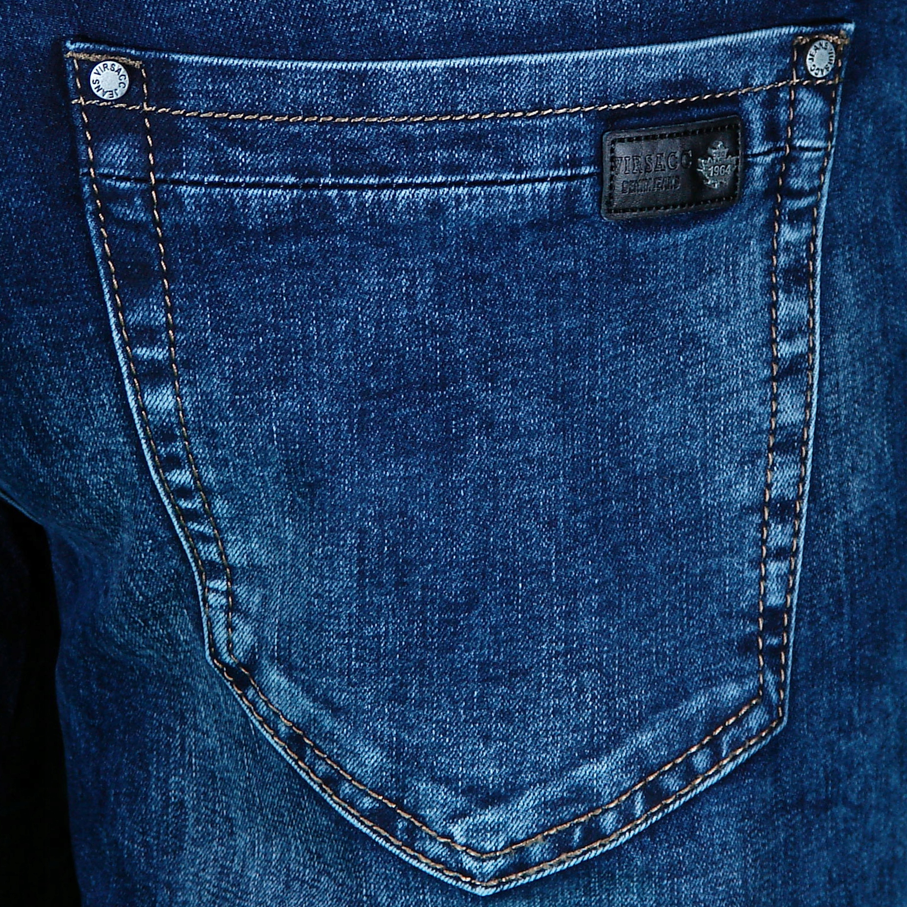 SPODNIE MĘSKIE JEANSOWE W35 L32 35/32 W 92-94 cm Fason proste