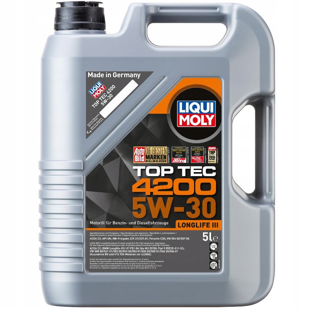 

Liqui Moly Top Tec 4200 5W30 5L Prosto Z Niemiec