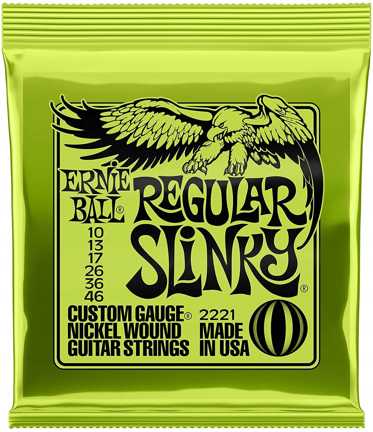 

Ernie Ball Eb 2221 Regular Slinky Custom 10-46
