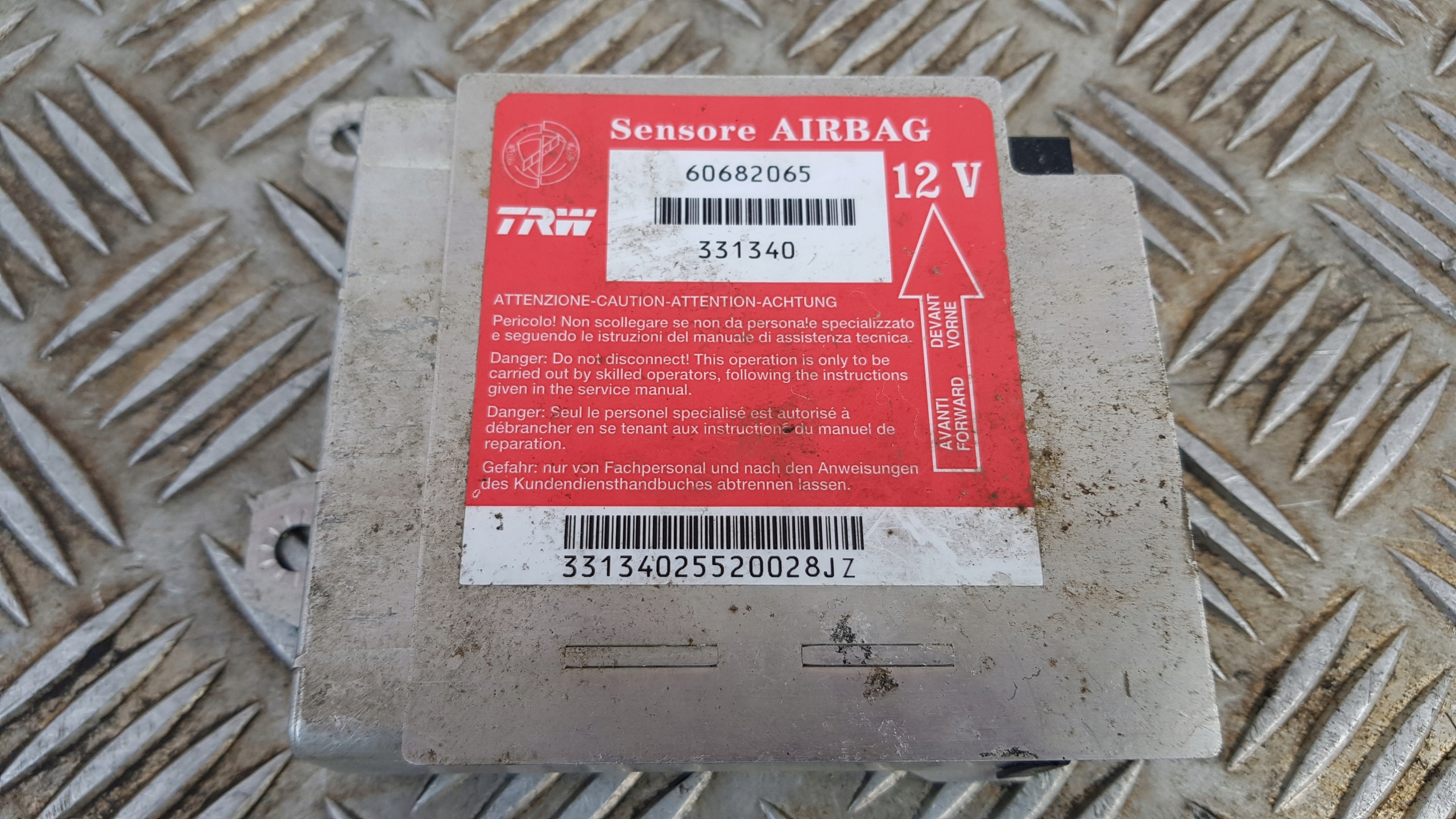 LANCIA THESIS SENSOR module airbag 60682065