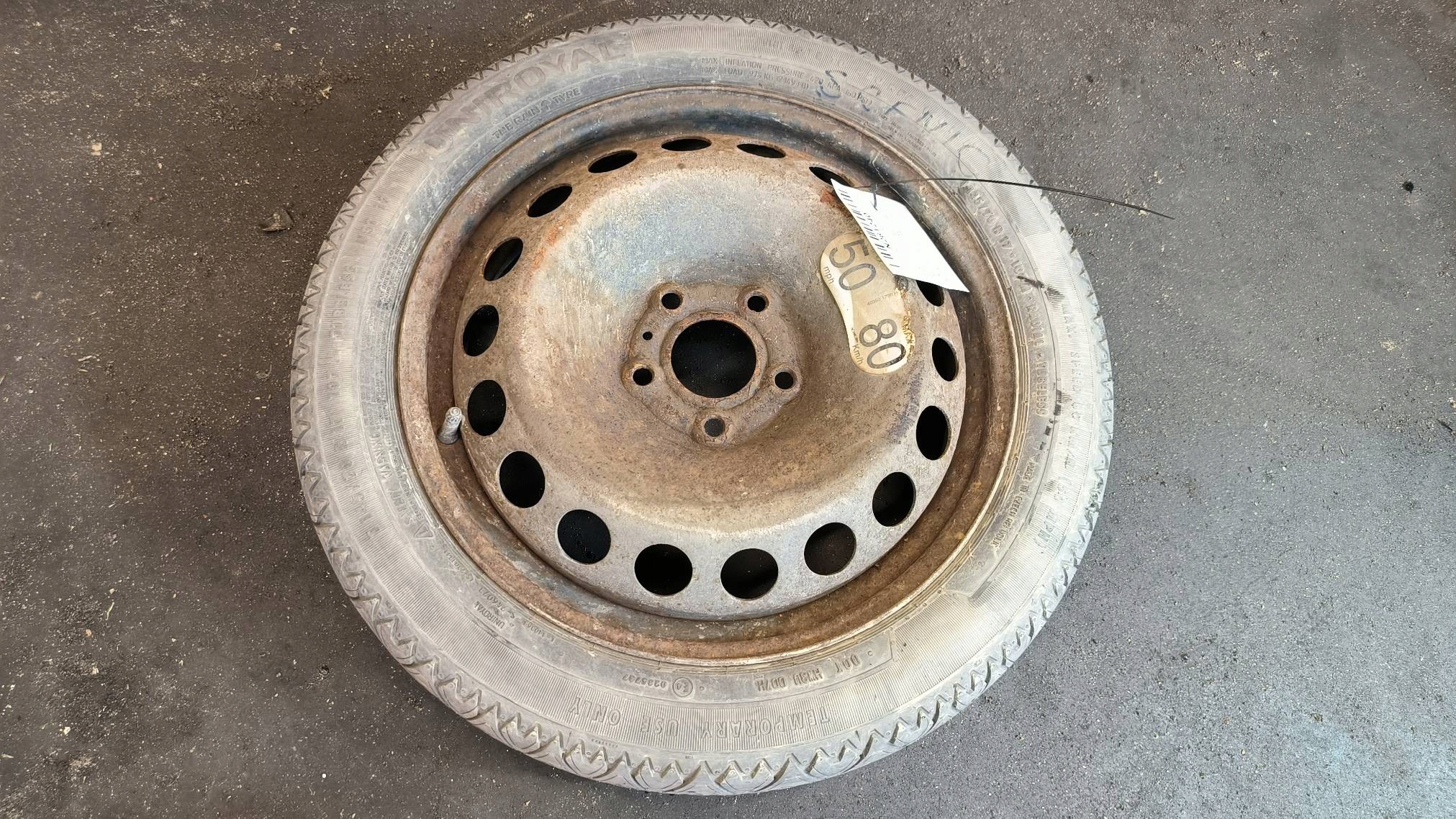 wheel spare 17 145/70 RENAULT GRAND SCENIC IV