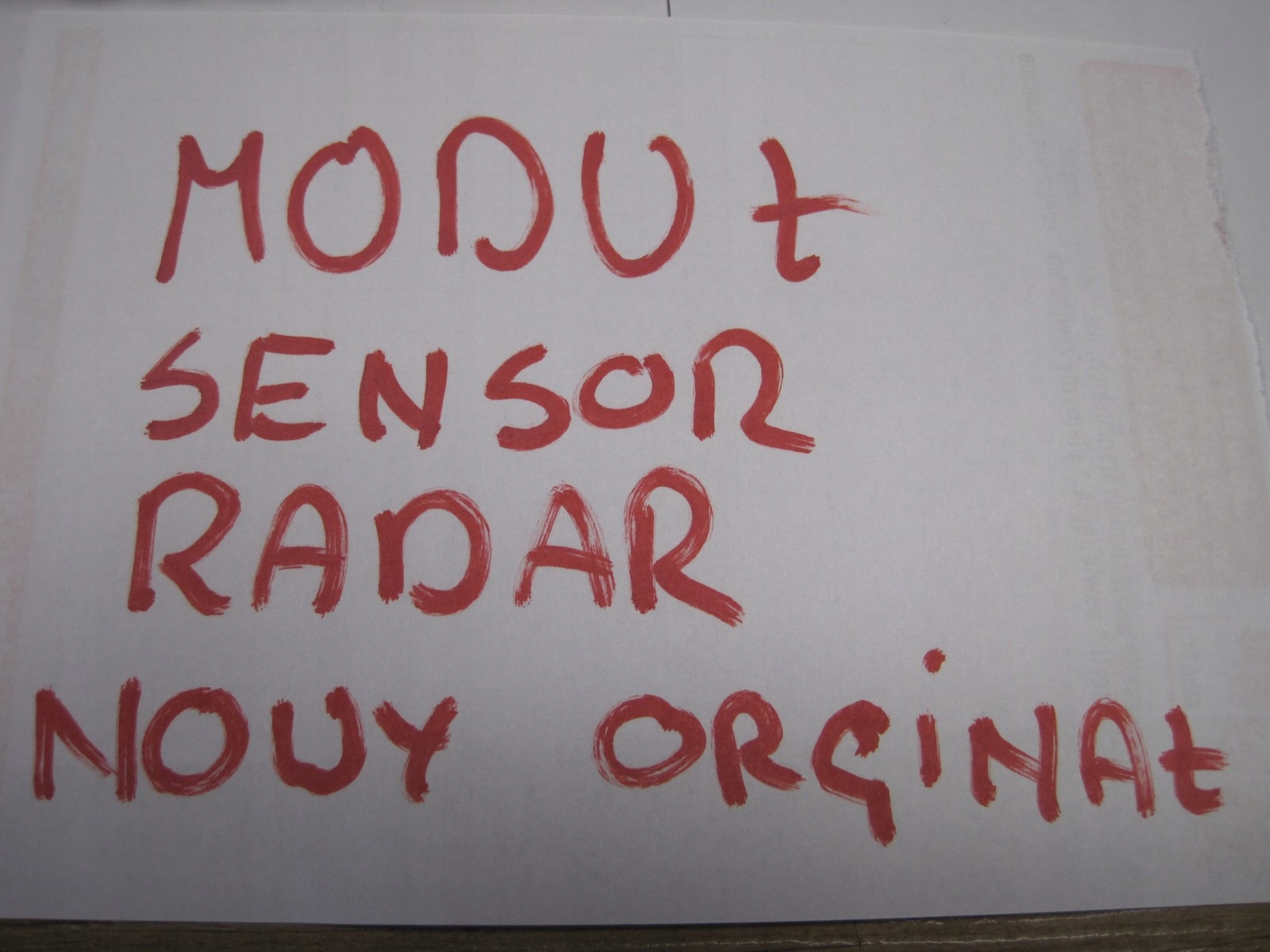 module sensor radar VW AUDI SKODA 3WA907541D new