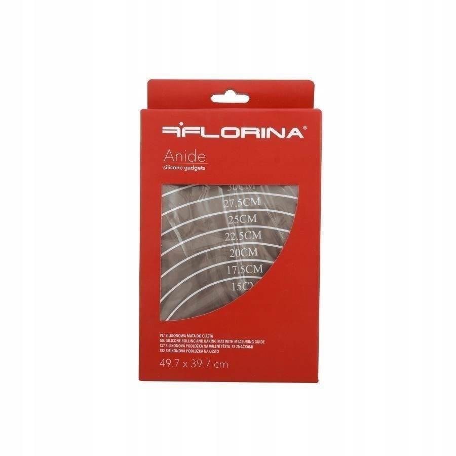SILIKONOWA MATA + WAŁEK DO CIASTA FLORINA ANIDE Kod producenta Anide