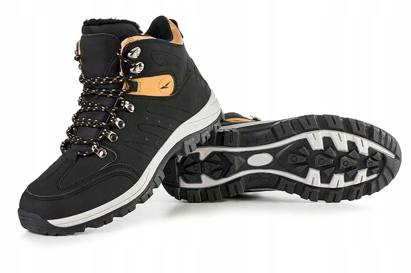 BUTY ZIMOWE MĘSKIE SPORTOWE OCIEPLONE HKR P1 Kod producenta 86411m black