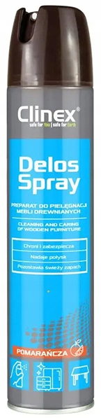 

Czyszczenie mebli drewno Clinex Delos Spray 300ml