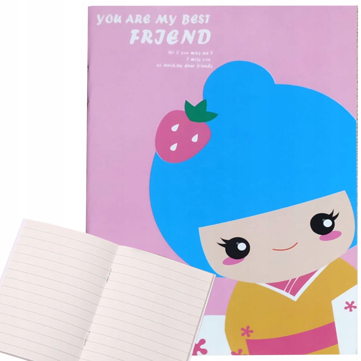 ZESTAW NOTESÓW NOTESIK KIESZONKOWY NOTES MAŁY NOTESY MINI SŁODKI PREZENT Rozmiar A7