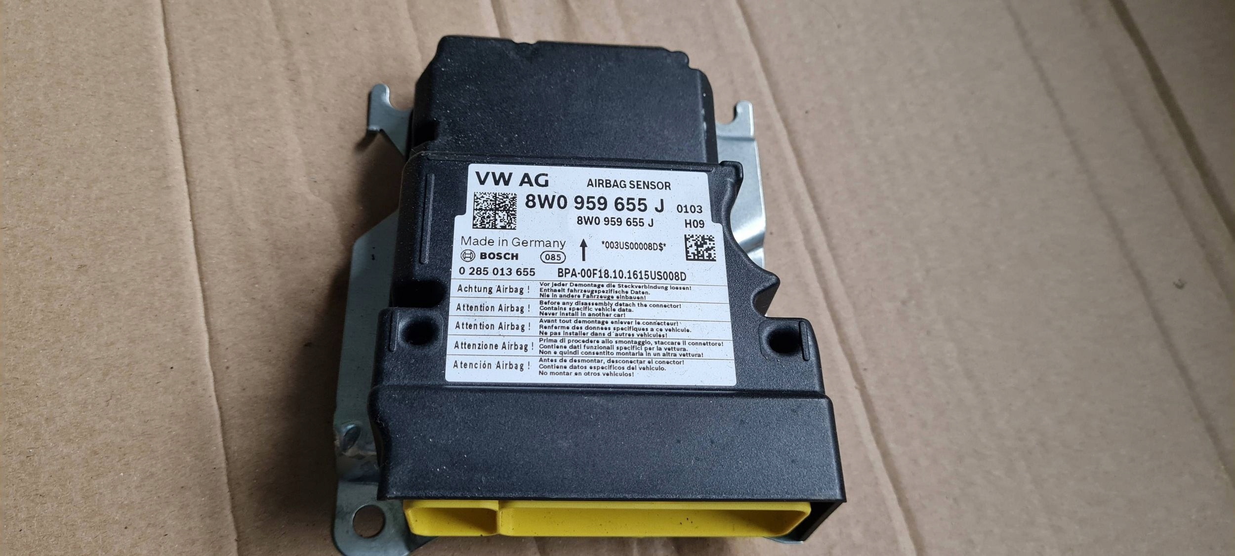 S4 B9 8W A4 modulo SENSOR airbag airbag ORG 8W0959655J A5 8W S5