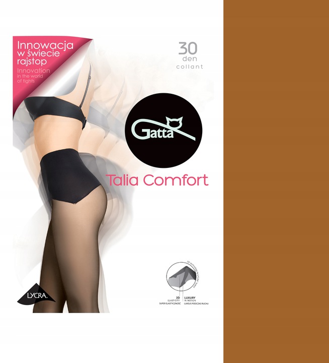 

Rajstopy Gatta Talia Comfort 30 den 1/2 Golden