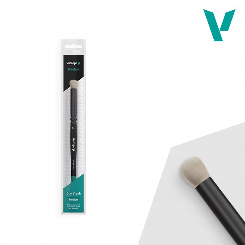 Vallejo B07002 Pędzel Dry Brush Natural Hair Medium