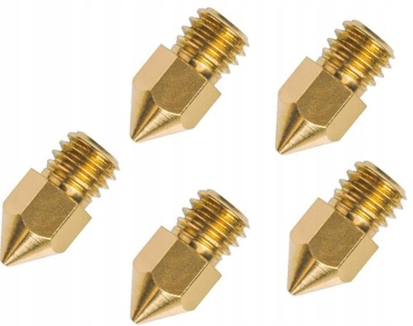 

5 x Dysza 0,4mm Creality Ender 3 MK8 M6 Zestaw