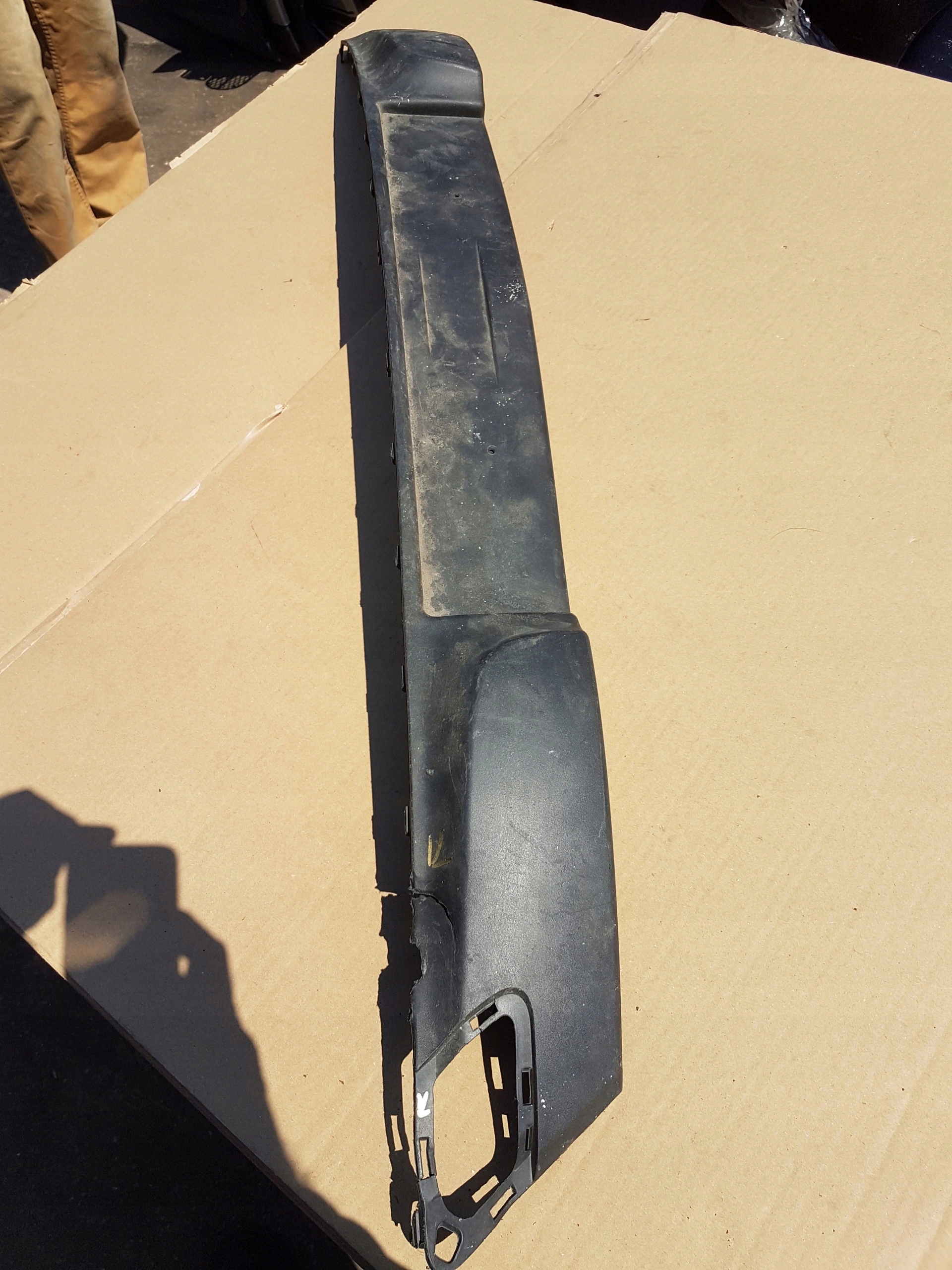 moulding of a bumper cap front OPEL CORSA D LIFT