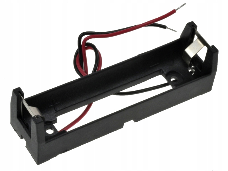 

Koszyk pojemnik baterii 18650 przewód 150mm