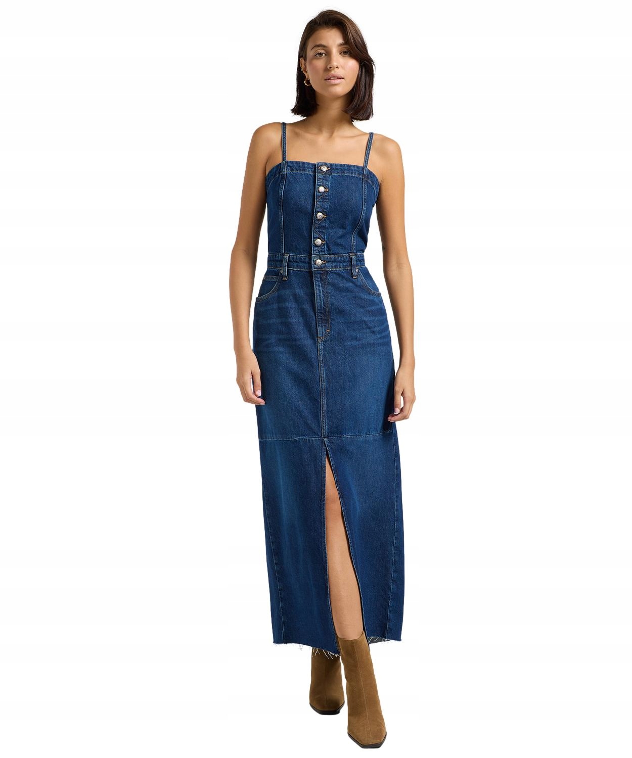 Šaty Lee Ss Maxi Dress 112363487 Dark Fusion Xs