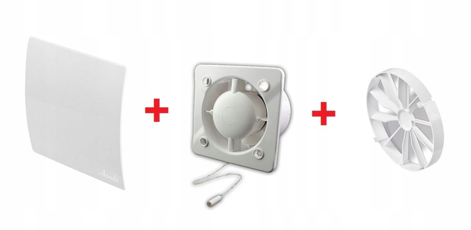 Ventilátor 125 mm s tažným spínačem ventil