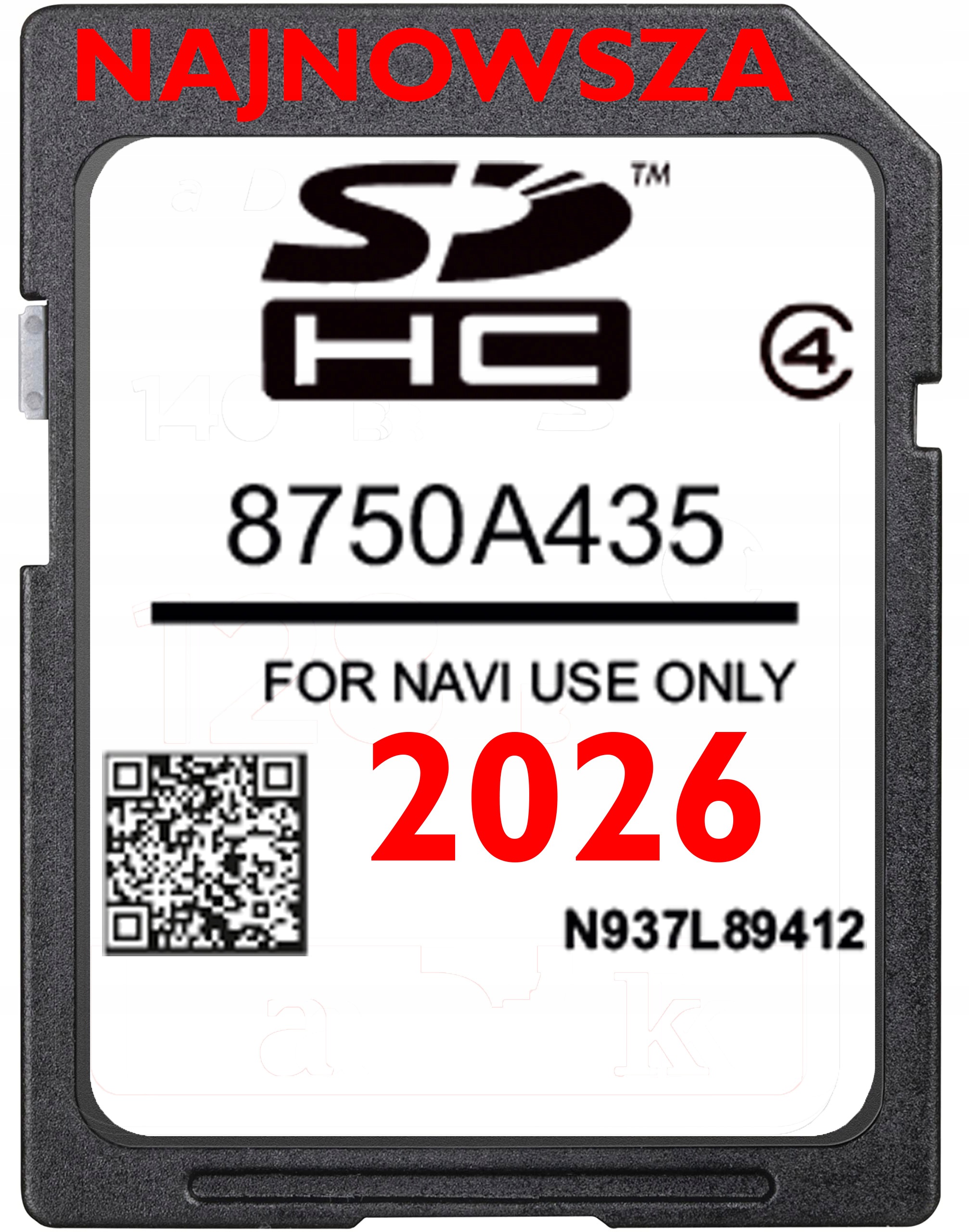 Navigační Mapa Paměťová Karta Sd Citroen C4 Aircross C-12 2026 Evropa