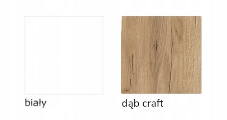 KOMODA STYL SKANDYNAWSKI SALON NORGE 120 BIAŁA DĄB Głębokość mebla 40 cm