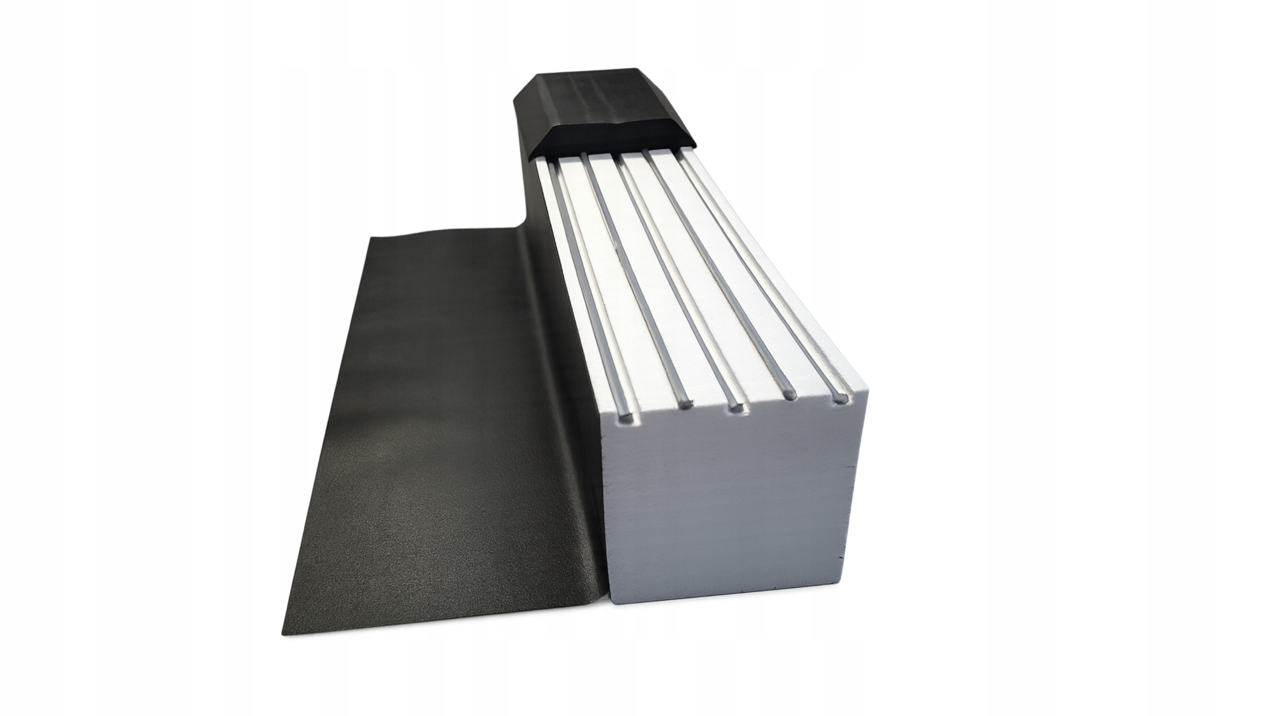 Podwalina Pod Bramę Garażową Klinaryt Z Folią Epdm 22x120cm Próg Gumowy