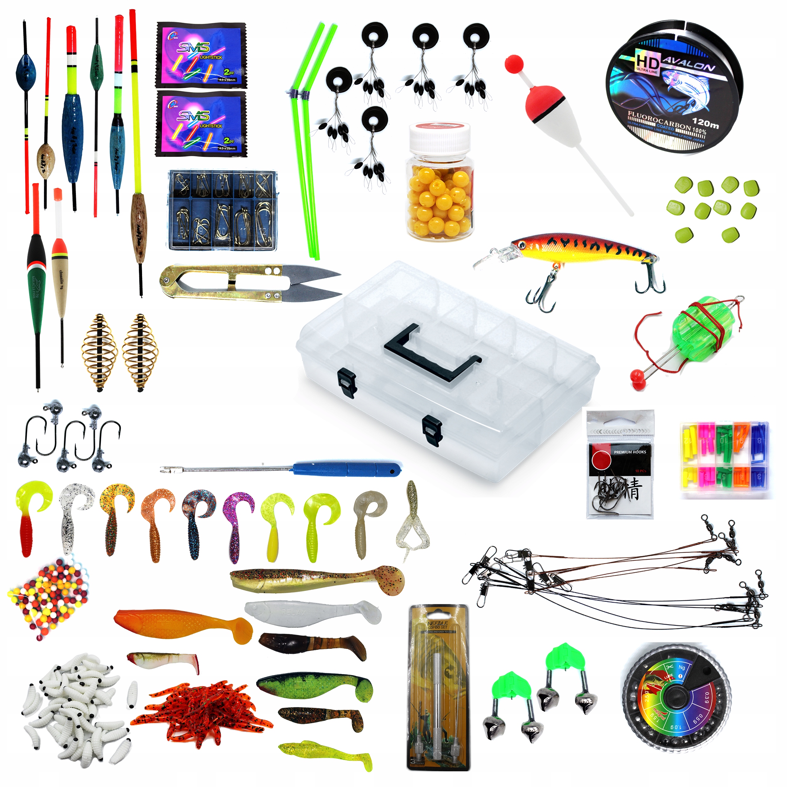 Kompletní sada rybářských doplňků a návnad pro Den otců na Vánoce