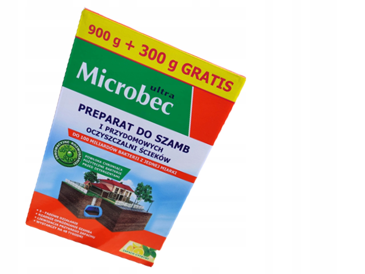 

Microbec Ultra Zapach Cytryny - Preparat Do Szamb