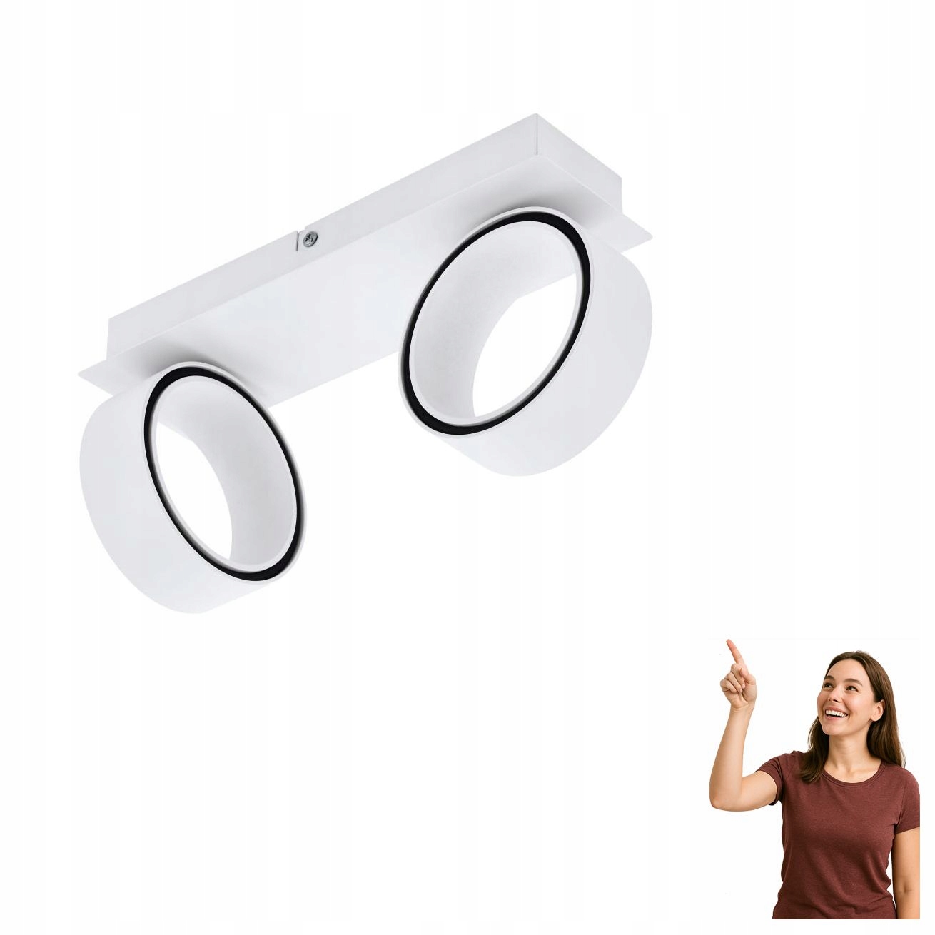 Lampa reflektor spot Led 2x4,6W Albariza 39585 Eglo