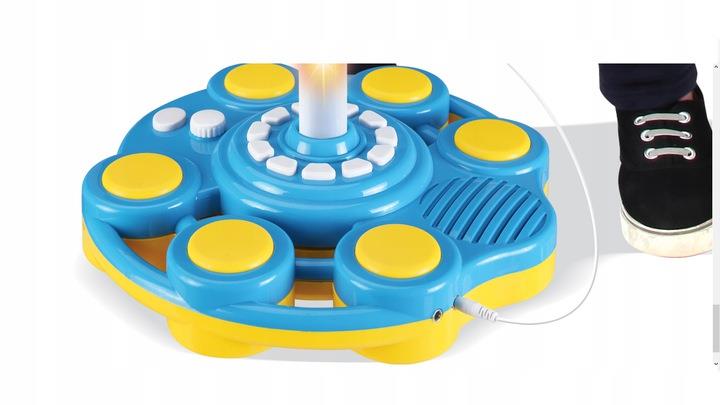 MIKROFON STOJĄCY DLA DZIECI ZE STATYWEM KARAOKE MP3 GŁOŚNIK Marka Tobbi-Toys