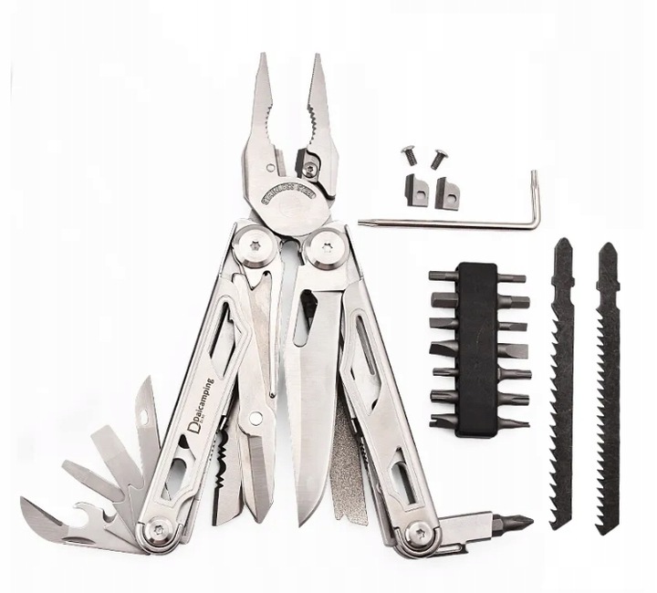 DAICAMPING DL30 NARZĘDZIE WIELOFUNKCYJNE MULTITOOL ZESTAW + ETUI Marka Daicamping