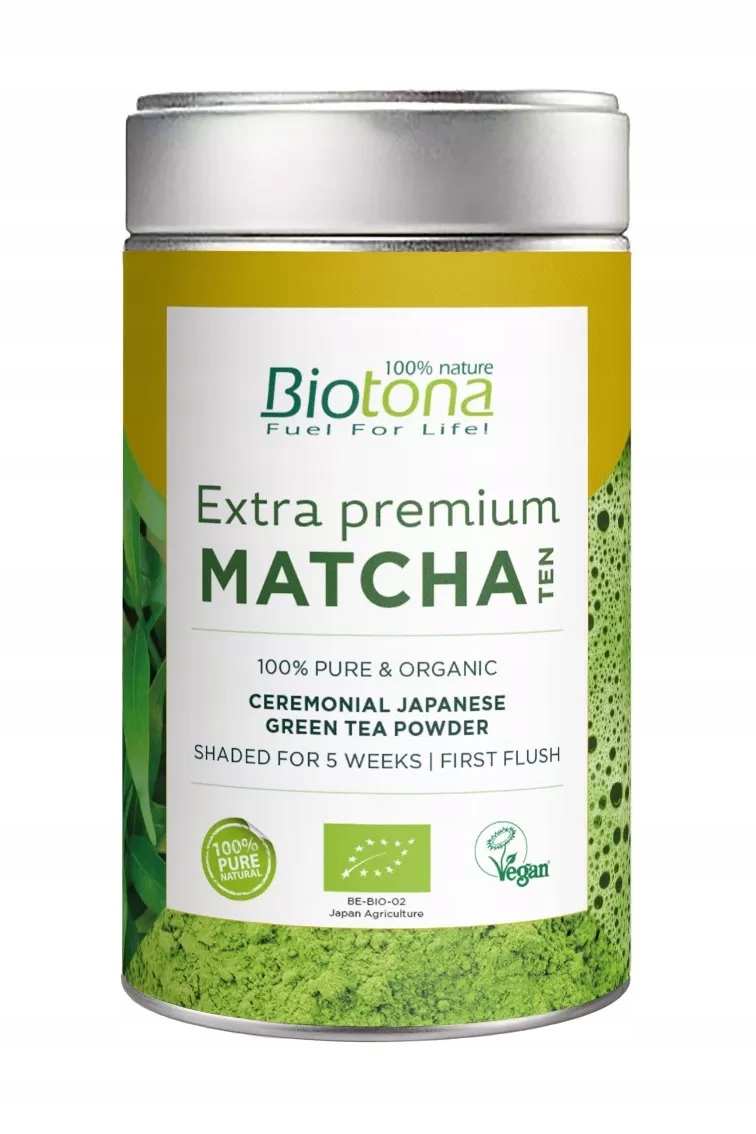 Levně Čaj Zelený Matcha japonský Extra Premium Bio 70 g Biotona