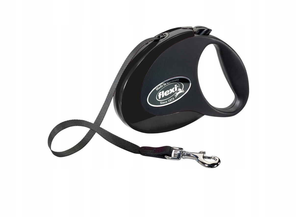 

Flexi Style smycz M 5m taśma czarny