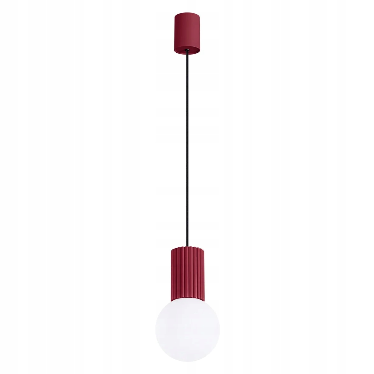 Moderní závěsná lampa Halo burgundská 1xG9 8W Sollux Lighting