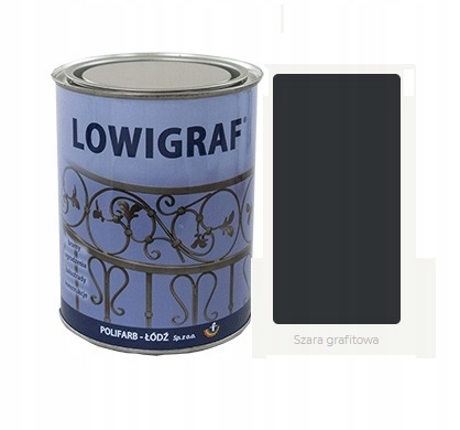 

Lowigraf Farba Poliwinylowa 5L Szary Grafit Gł.