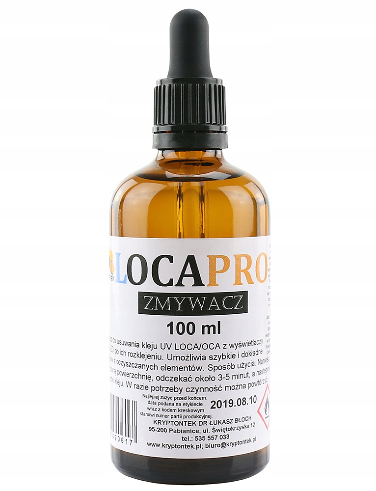 DYSPERGATOR ZMYWACZ KLEJU LOCA PRO LCD 100ml +ZAKR