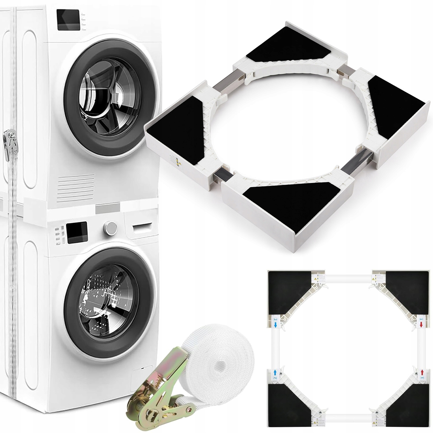 Łącznik Do Pralki I Suszarki Uniwersalny Regulowany W Zakresie 46-66 CM