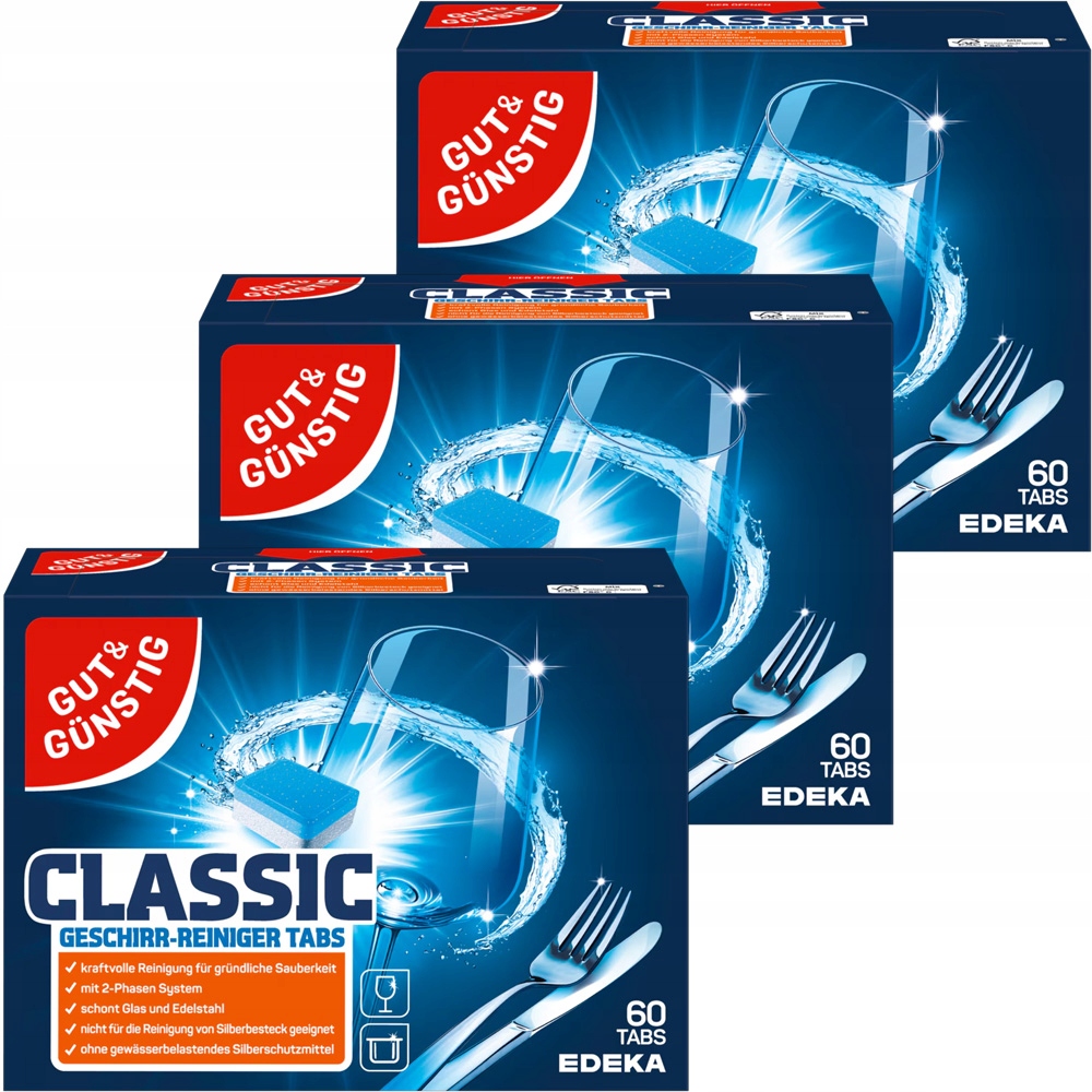 G&g Classic Účinné tablety do myčky Leštící 180 kusů De